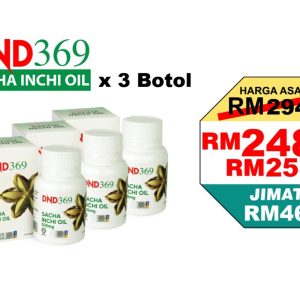 DND369 Sacha Inchi Oil (3 Botol)