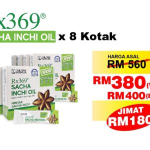 Rx369 Sacha Inchi Oil (8 Kotak)